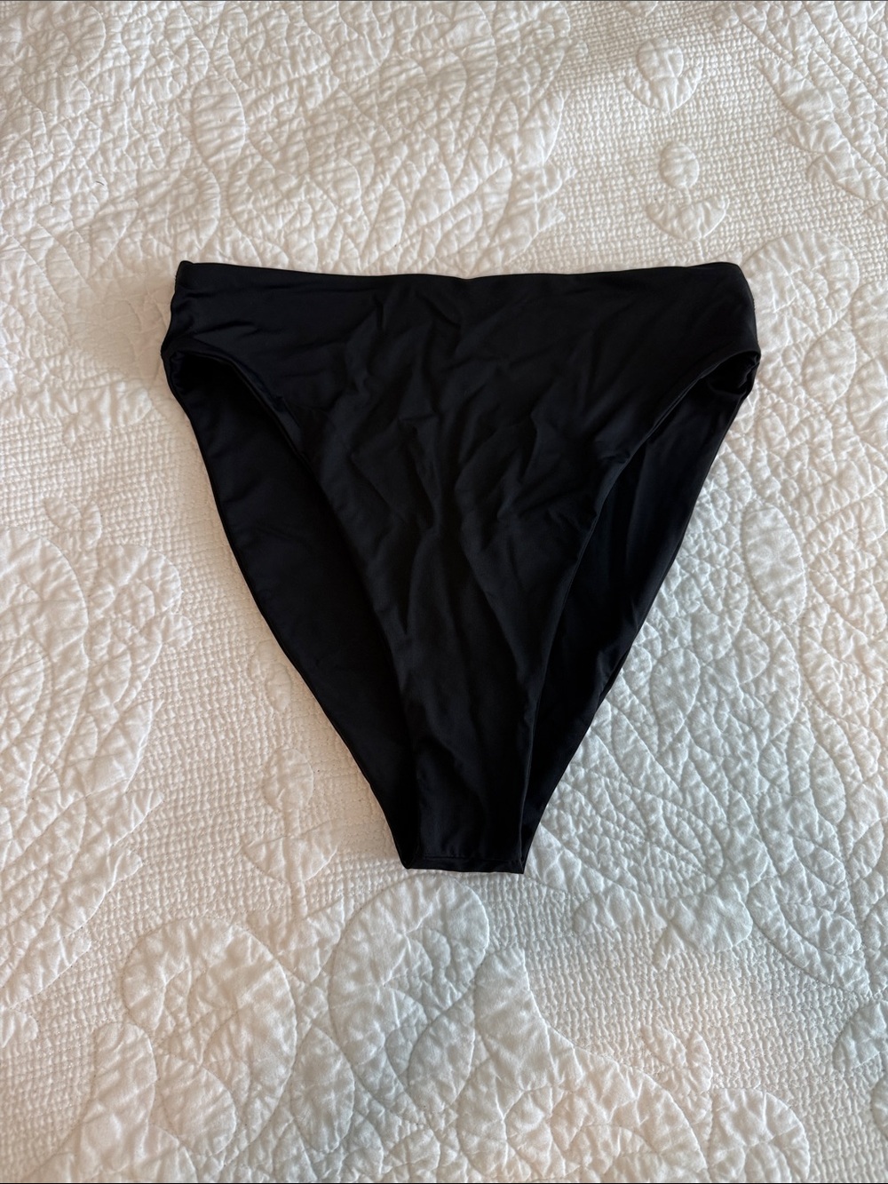 437 Swim - Black High-Waist Bikini Bottom